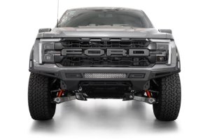 Ford F150 Raptor Bumper - Front - Addictive Desert Designs - Rock Fighter - Hammer Black - `21-`25 Ford F150 Raptor Bumper - Front - Addictive Desert Designs - Rock Fighter - Hammer Black - `21-`25